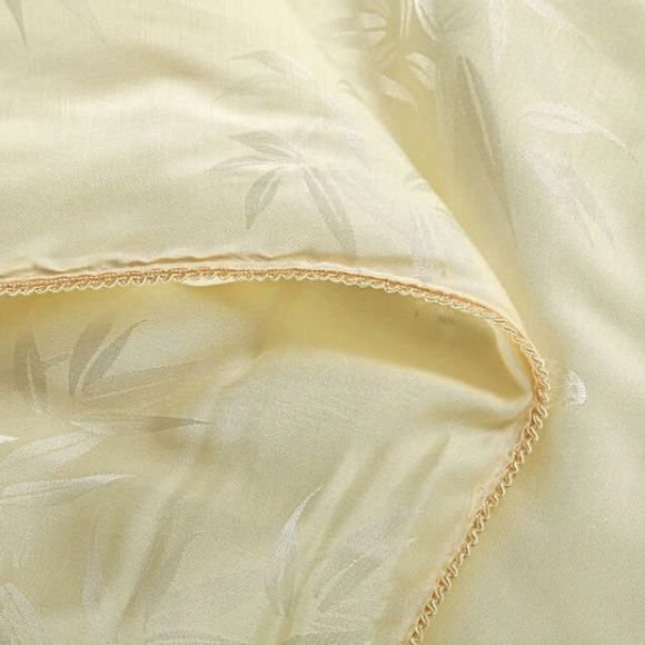 Mulberry Silk Duvet Cover + Shams In Buttercream King - Picture 4 of 5